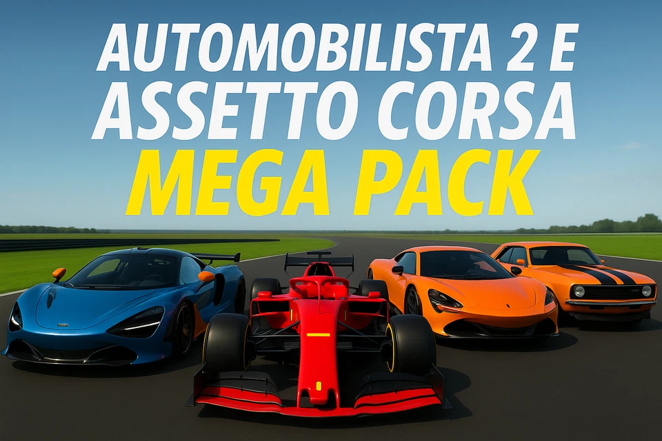 Assetto Corsa Automobilista 2 Mega Mod Pack 1.5TB F1 2026 GT3 GT4 Karts Tracks - Image 3 of 4