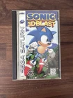 Sonic 3D Blast Sega Saturn 1996 Disk, Case, Manual