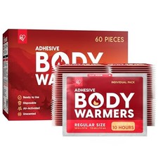 Hand Warmers, Regular or Large, 60 Individual Regular/Adhesive - 60 Packs
