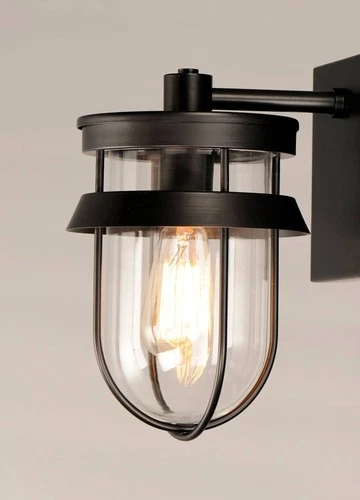 Maxim Breakwater 10" High Black Outdoor Wall Light - Picture 4 of 4