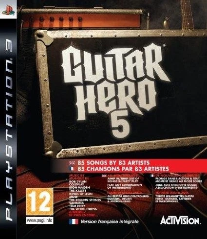 Guitar Hero 5, Neversoft, Activision, PlayStation 3 PS3 Slim, Versión Española