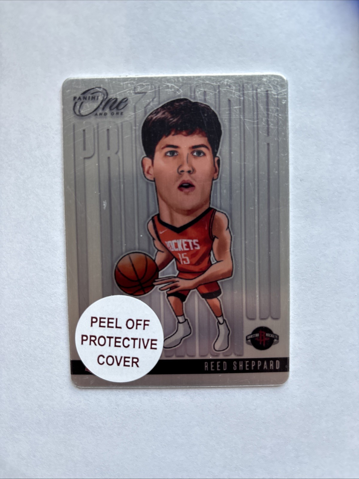2024-25 Panini One And One Reed Sheppard #9 Metal Prizmania RC Case Hit SSP