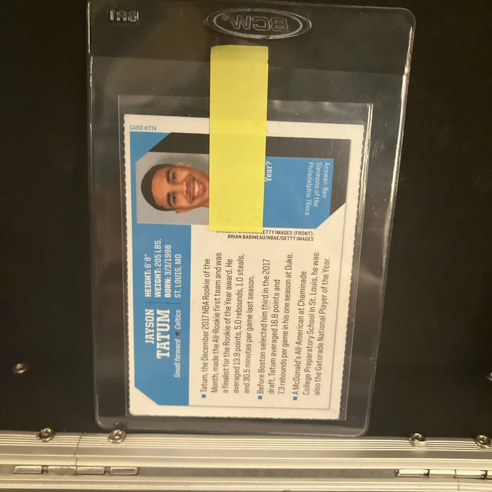 2018 Sports Illustrated for Kids Series 5 - Jayson Tatum #774 - Image 3 of 4