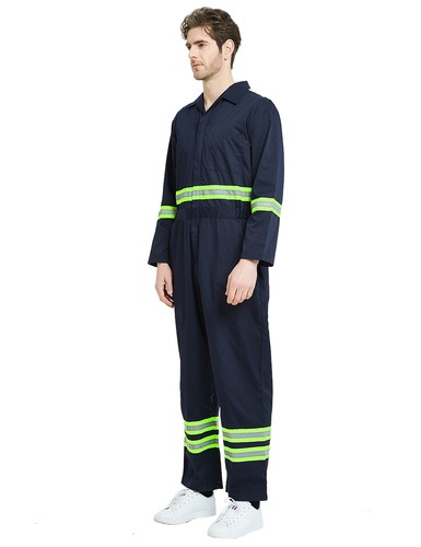 Men's Basic Work Coverall Zipper Overall Short Sleeve Long Sleeve Jumpsuit - Picture 77 of 80