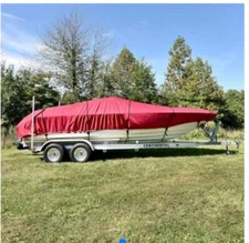 Boat Cover- Budge American Flagship Ripstop-20'-22' Long