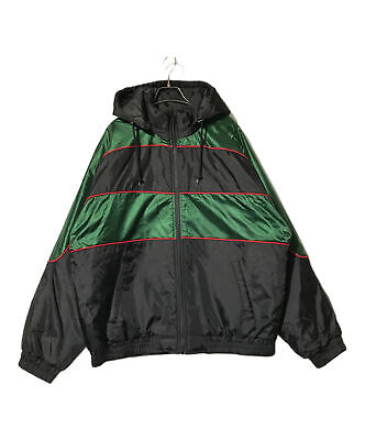 SUPREME Sports Piping Puffy Jacket Size: L Green x black Men SUPREME Sports Piping Puffy Jacket Size: L Green x black Men