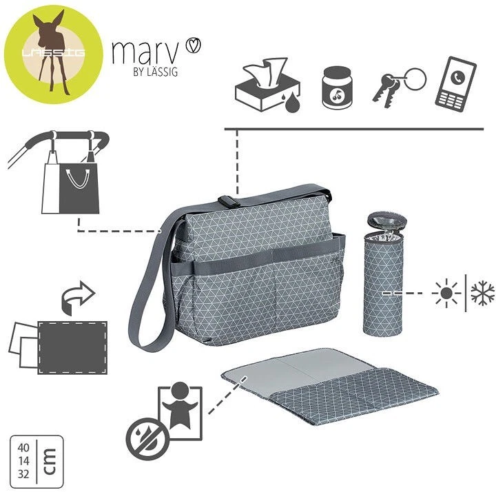 Lassig Terrible Twos But Make It Cute Bundle - Tiles Grey - Image 3 of 4