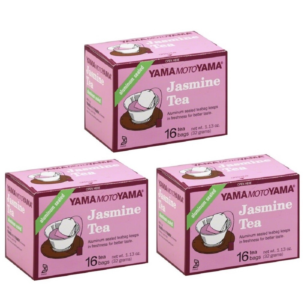 3 BOX of Japanese Yamamotoyama Jasmine Scented Green Tea Bag with