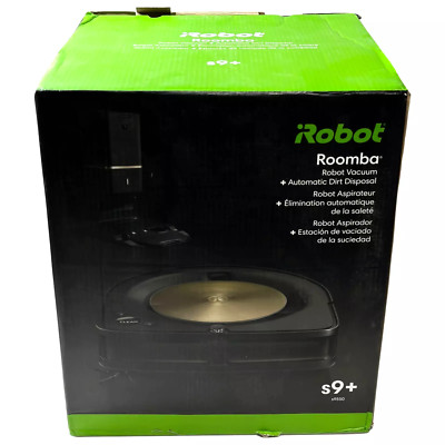 iRobot Roomba s9+ Self-Empty Robot Vacuum w/ PerfectEdge Technology OPEN BOX