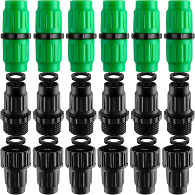 #ad #ad 12 Sets 3 4quot; Expandable Garden Hose Repair Kit Plastic Faucet Adapters Double Ch $22.04