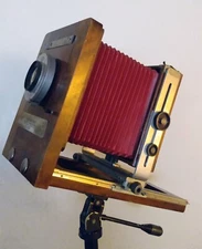 VINTAGE-B&J Rembrandt Model #1-Bundled w/ Goerz Celor f/5.0 8+1/4in Lens (Read)