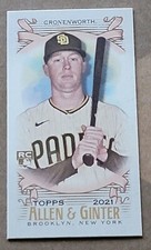 2021 Topps Allen & Ginter Mini A&G Back #99 Jake Cronenworth Padres RC
