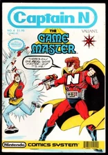 Captain N: The Game Master #4  1990 - Valiant  -VF - Comic Book