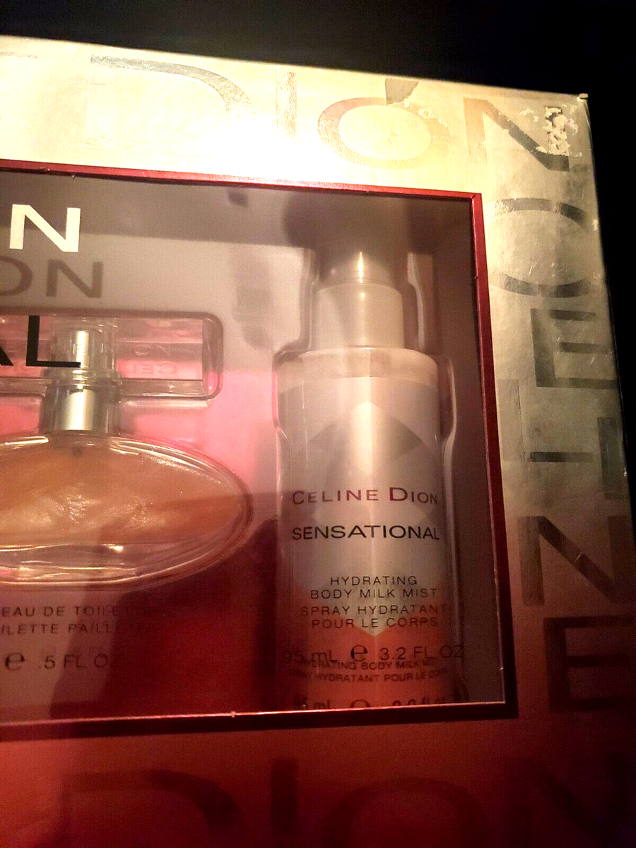 CELINE DION Sensational Eau de Toilette Perfume Lotion Gel Lip 2.5