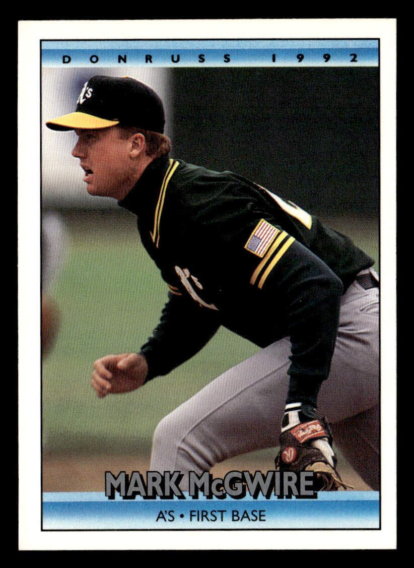 1992 Donruss #348b Mark McGwire