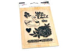 CRATE PAPER MAGGIE HOLMES WILLOW LANE CLEAR STAMPS