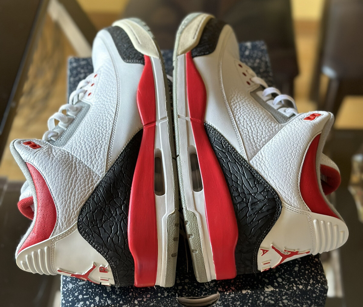Nike Air Jordan 3 Retro Fire Red 136064-120 Men's Size 15 | eBay