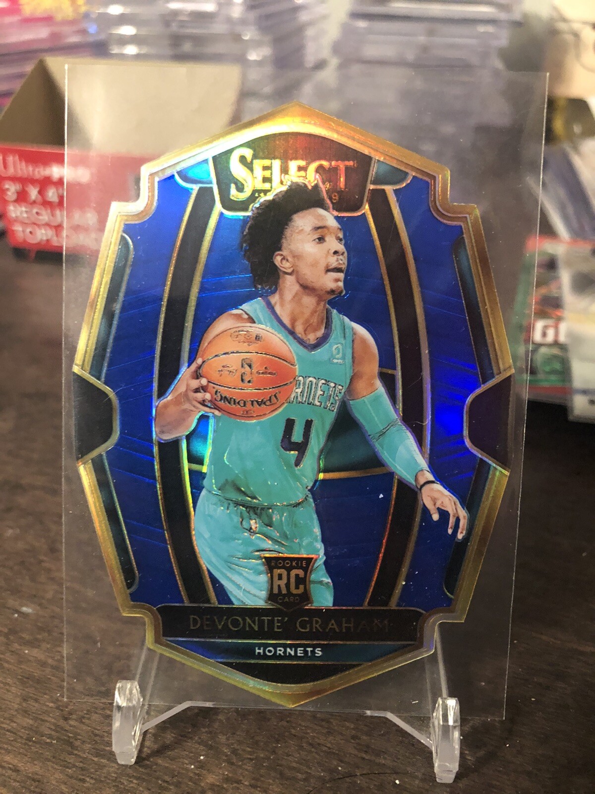 2018-19 Select Prizms Blue Die Cut #103 Devonte' Graham #/249
