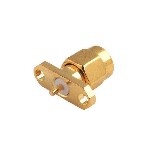 10x SMA Plug male 2 hole panel mount solder Post terminal rf connecotr straight - Picture 2 of 4