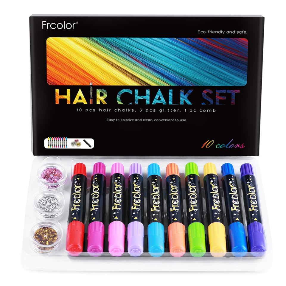 10 Colors Temporary Hair Chalk Colors Temporary Hair Color Temporary