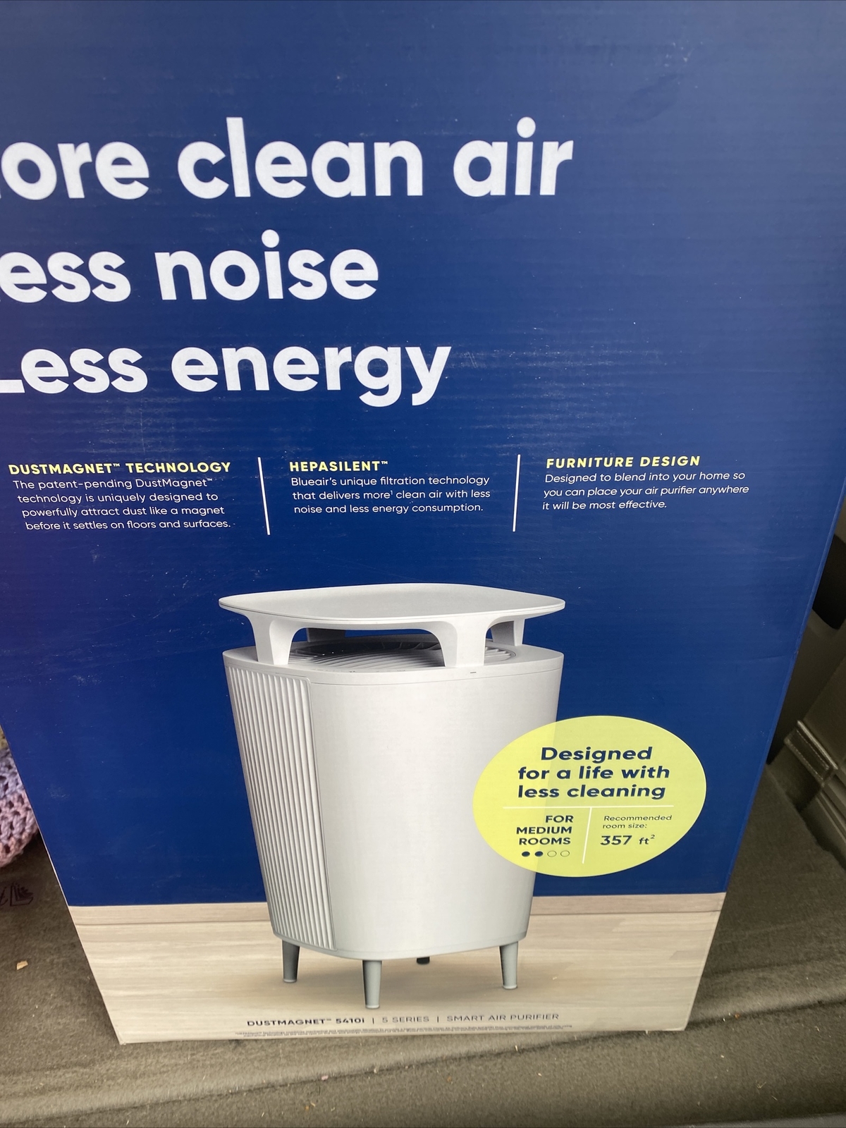 Smart Air Purifier Blueair Dust 5410i Brand New In Box