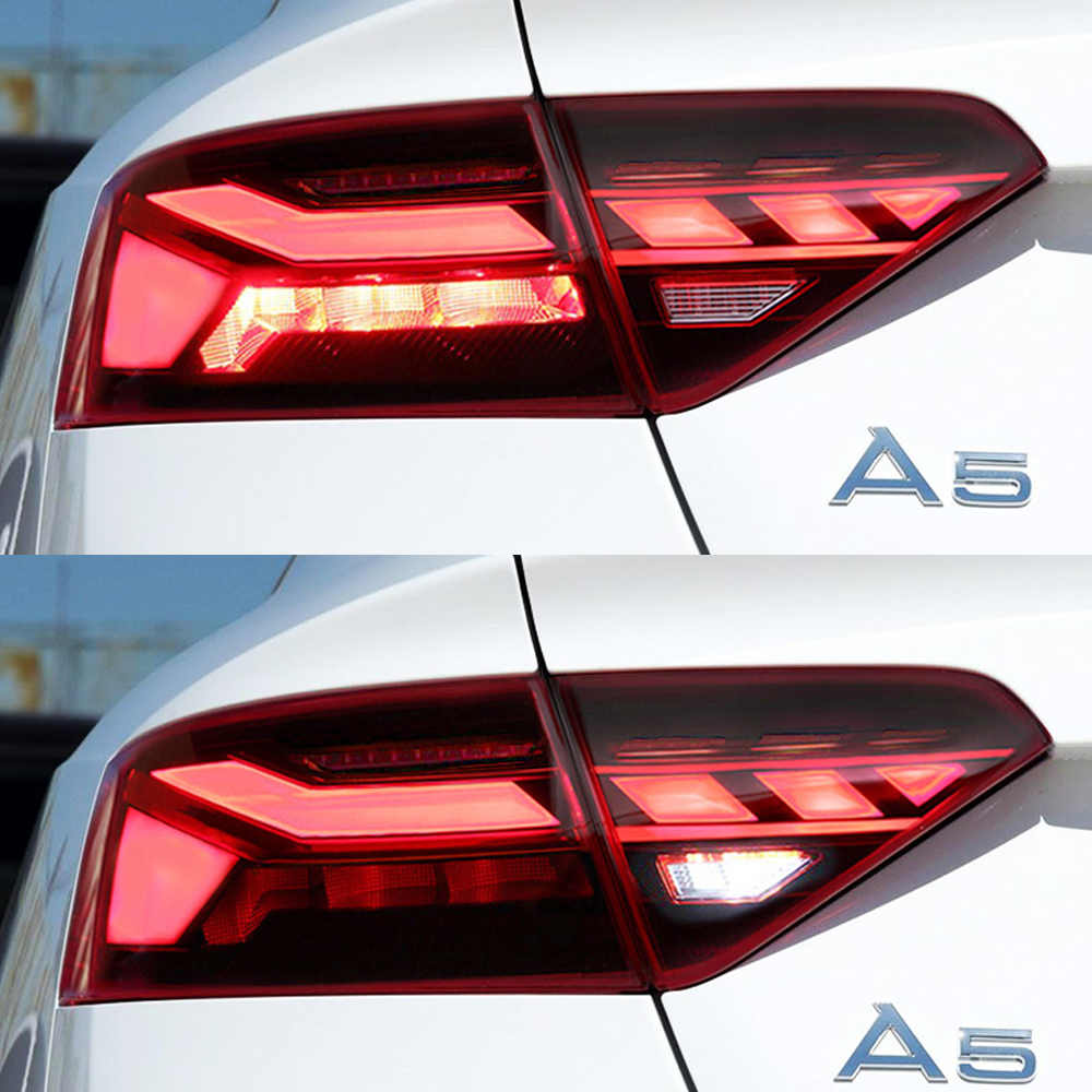 A Pair Dynamic LED DRL Car Taillights For AUDI A5 2008-2016 S5