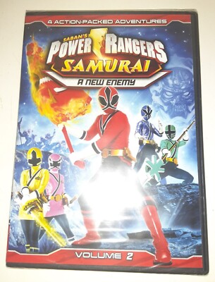 Power Rangers Samurai, Vol. 2: A New Enemy (DVD, 2012) New