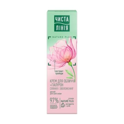 Pure Line Tagescreme für trockene Haut 40ml mit Rose /Чистая Линия дневной крем Роза