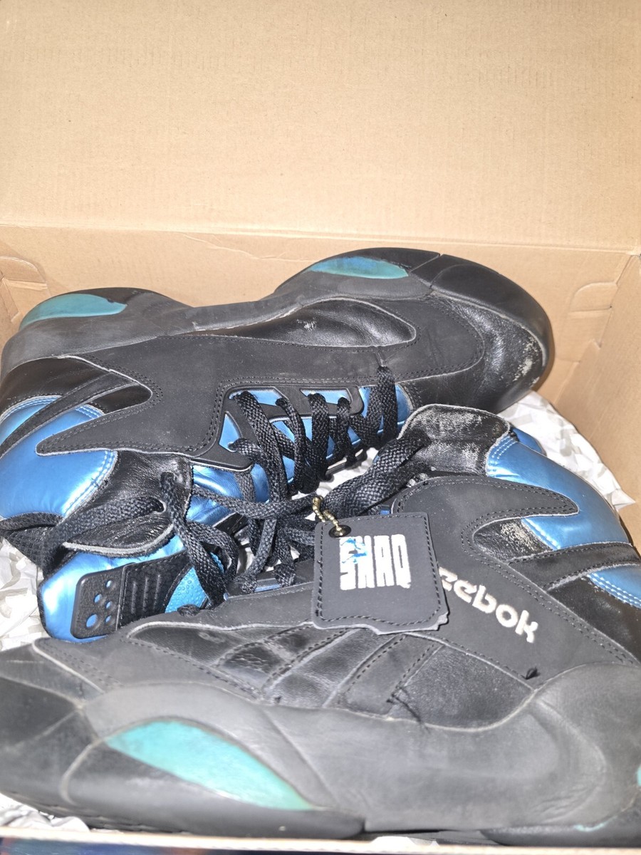 Reebok Shaq Attaq 2013 Black Azure V55083 US Men Size 9.5 | eBay