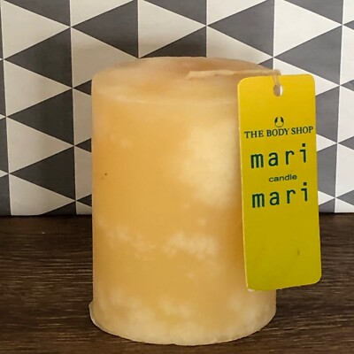 Mari Mari Candle 15 oz. NWT Never Used The Body Shop Perfume Fragrance Vintage