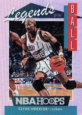 2018-19 Hoops #LEG-7 Clyde Drexler Legends of the Ball Rockets HOF