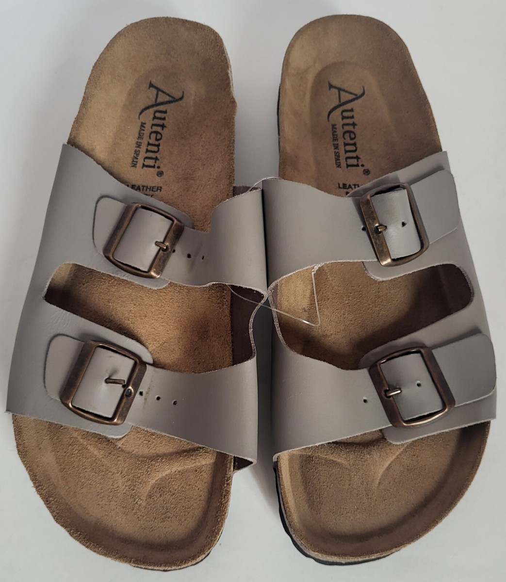 Autenti Made in Spain Genuine Leather Sandals. Autenti Made Spain Genuine Leather Woman Birkibuc Sandals 38  main image 3