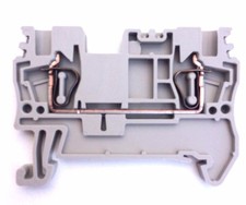 DIN Rail Terminal Blocks 40 Qty AK1.5 Dinkle 14 AWG Gauge 15A 600V Screwless