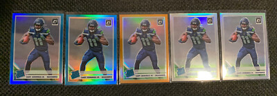 2019 Optic GARY JENNINGS JR Rated Rookie Light Blue/Orange/Holo/199/299 Seahawks