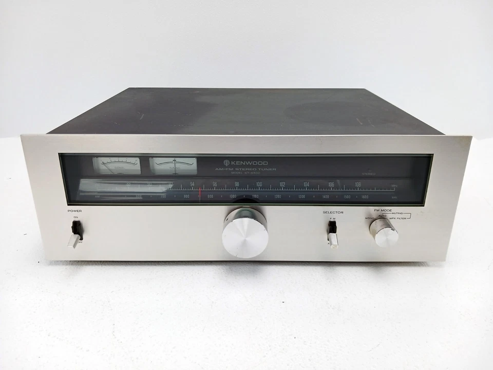 Kenwood KT-6500 AM-FM Stereo Tuner Analog JAPAN - WORKS - Image 2 of 4
