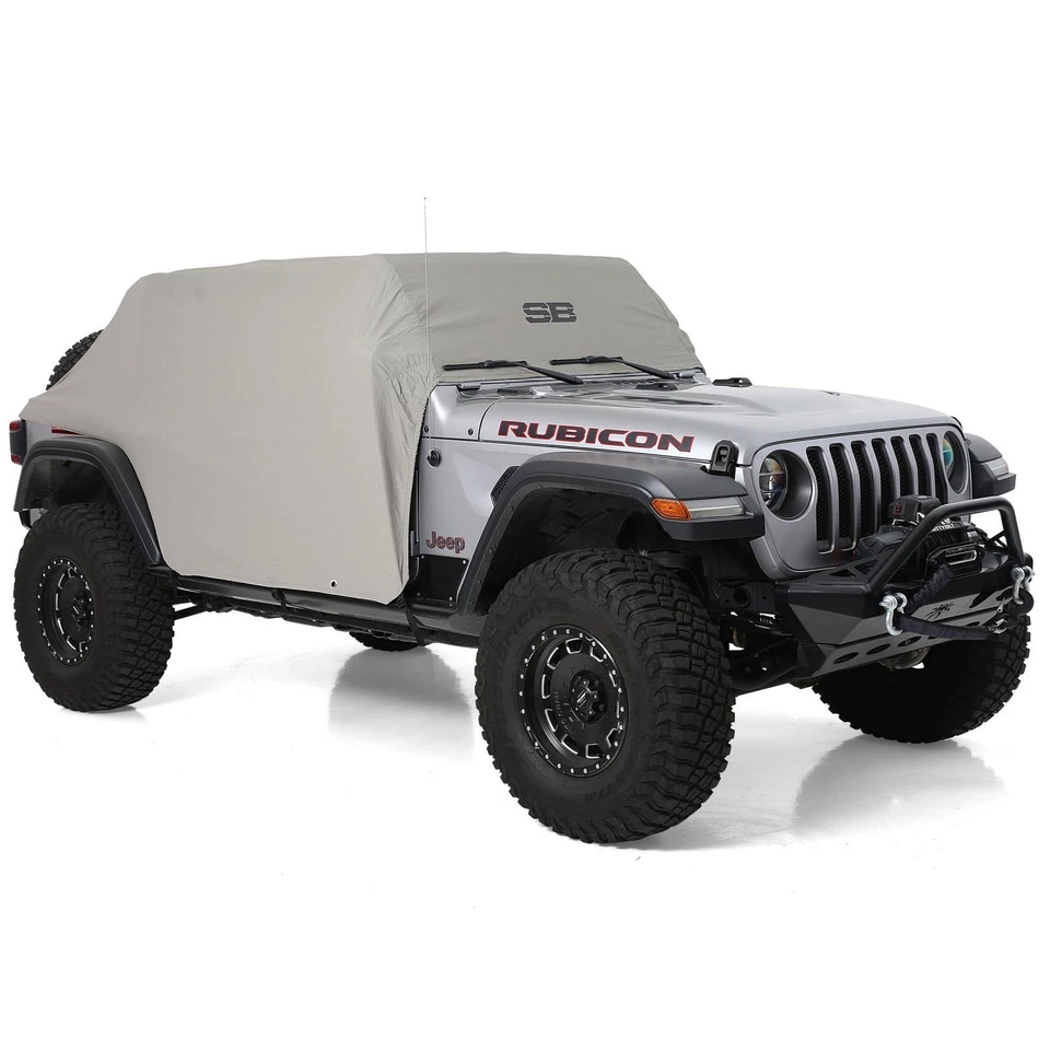 Cubierta de cabina resistente al agua Smittybilt para Jeep Wrangler JL 2018-2023 4 puertas gris Foto 2 de 4
