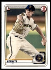 2020 Bowman #BP-140 Nick Bennett 1st Bowman