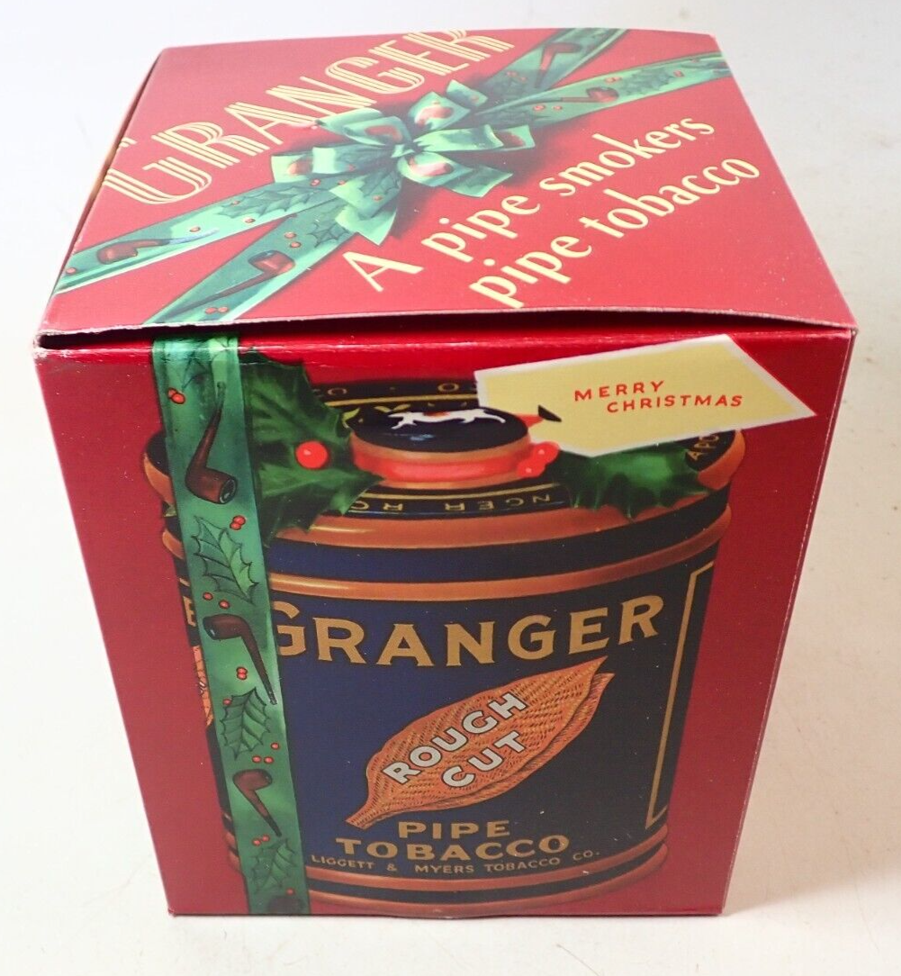 Vintage NOS Granger Tobacco Can Christmas Empty Gift Advertising Display  Box