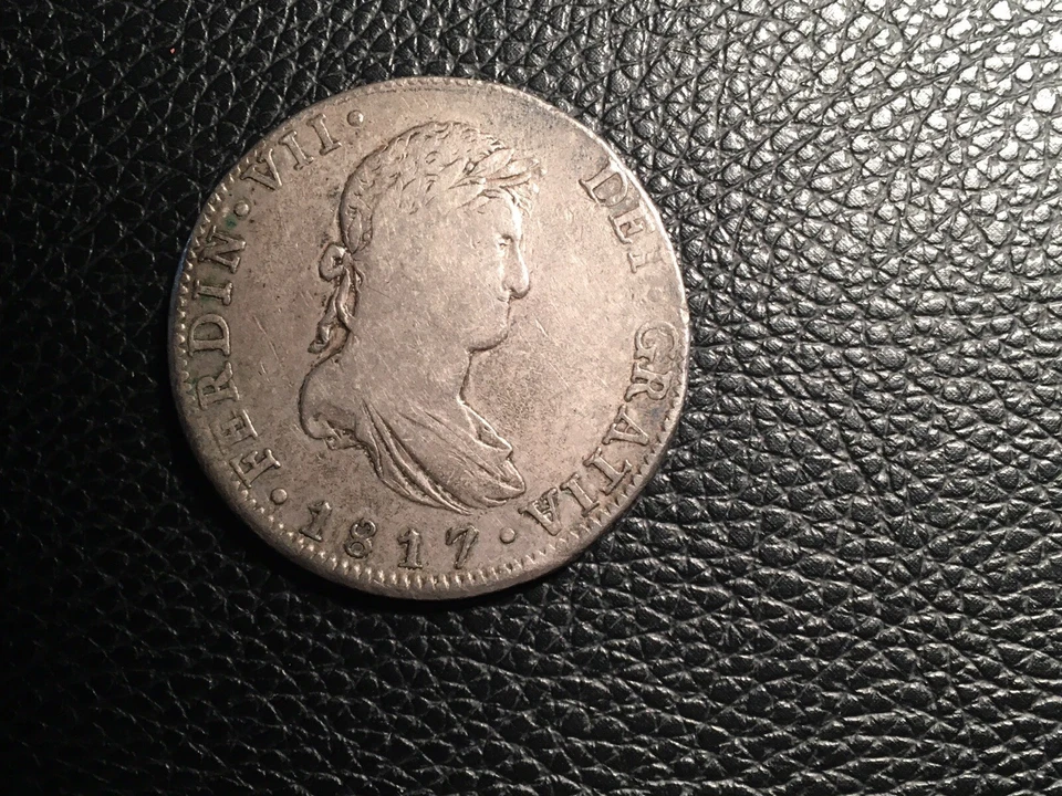 1817 Mexican eight reales nice original condition Uncleaned  - Image 2 of 4