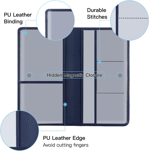 Premium Car Registration and Insurance Card Holder, Car Document Holder for Card - Picture 2 of 12