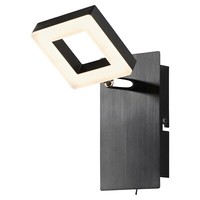Casa Nova Real Led-Wandleuchte Wandlampe Schwarz Weiß Aluminium Acryl