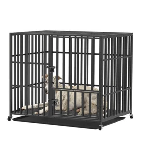 Cage pour chien pour l'entraînement sécurisé Chiens commerciaux Kennel Extra Large XXL