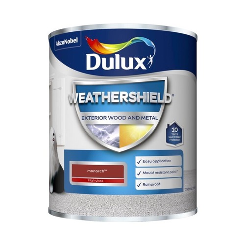Dulux Weather Shield Exterior High Gloss-Gloss-Satin Paint, 750 ml - All colours - Picture 12 of 32