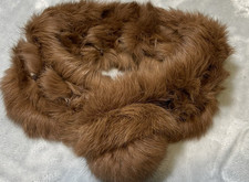 Vintage Mink Fur Collar Scarf Shawl Neck Warmer Genuine Soft Excellent Cond
