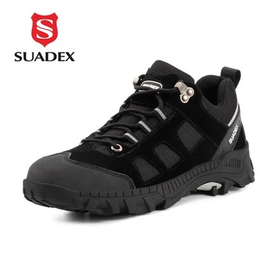 SUADEX Herren Sicherheitsschuhe Arbeitsschuhe Arbeitsschutzschuhe Stahlkappenschuhe