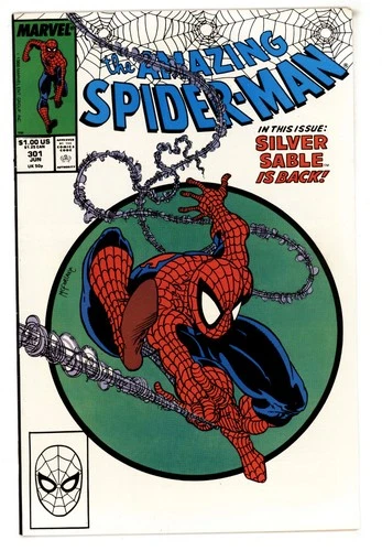 Amazing Spider-Man #301 VF 8.0 1988 Iconic Todd McFarlane Cover