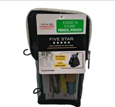 Five Star Stand 'N Store Pencil Pouch Fits 3-Ring Binder Pencil Case