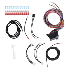 14 Circuit Universal Wiring System Kit 12V for  Rod Street Rod Muscle Car
