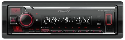 Kenwood KMM-BT408DAB MP3-Autoradio DAB Bluetooth USB iPod AUX-IN - Bild 1 von 3
