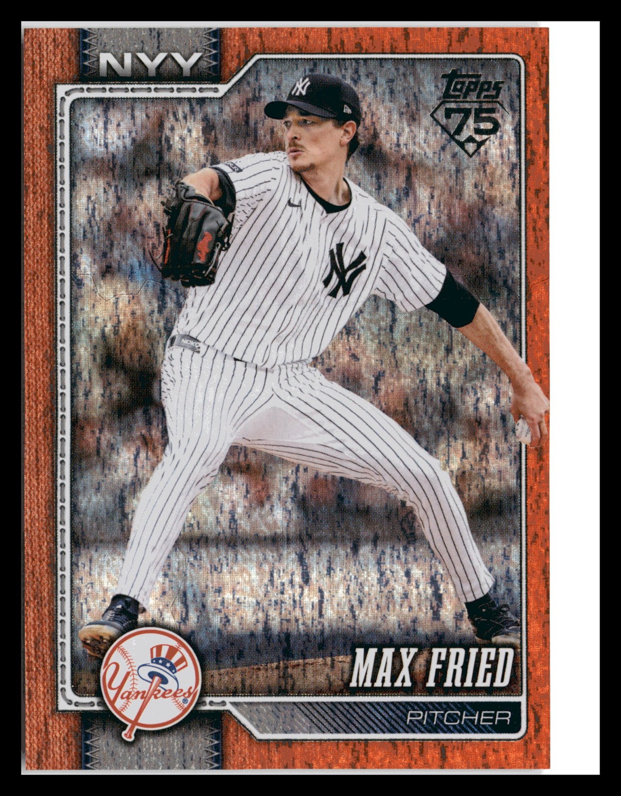 2026 Topps #270 Max Fried Orange Sandglitter #/25